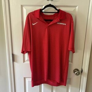 Nike UGA DRI FIT, golf material style polo.